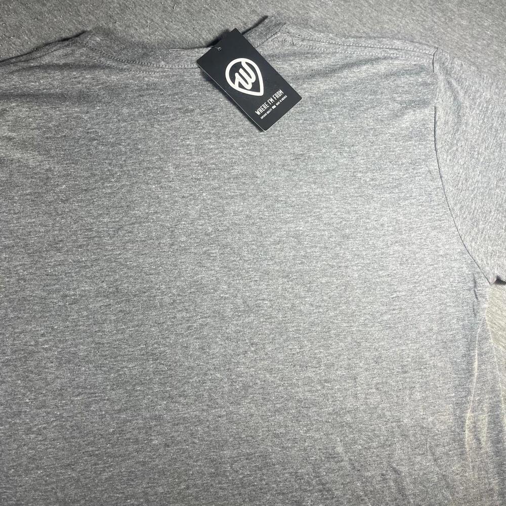 New With Tags Where I'm From Golf Apparel Golf Mix Men’s Small Gray Golf T-Shirt - Picture 5 of 5